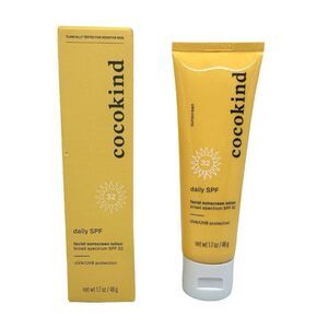 Cocokind Facial Sunscreen Lotion Broad Spectrum SPF 32 - 1.7 oz / 48 g